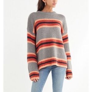 URBAN OUTFITTERS Bobby‎ Boyfriend Striped Crewneck Sweater XS
